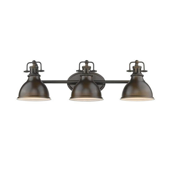 Flash Sale π Copper Grove Artik 3-light Industrial Bronze Bathroom Light Fixture β - Image 2