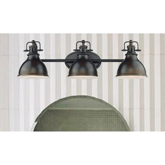 Flash Sale π Copper Grove Artik 3-light Industrial Bronze Bathroom Light Fixture β - Image 4