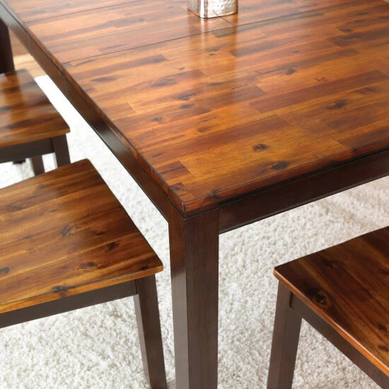 Wholesale βοΈ Copper Grove Jeanette Acacia 5-foot Solid Wood Dining Table - Brown π - Image 3