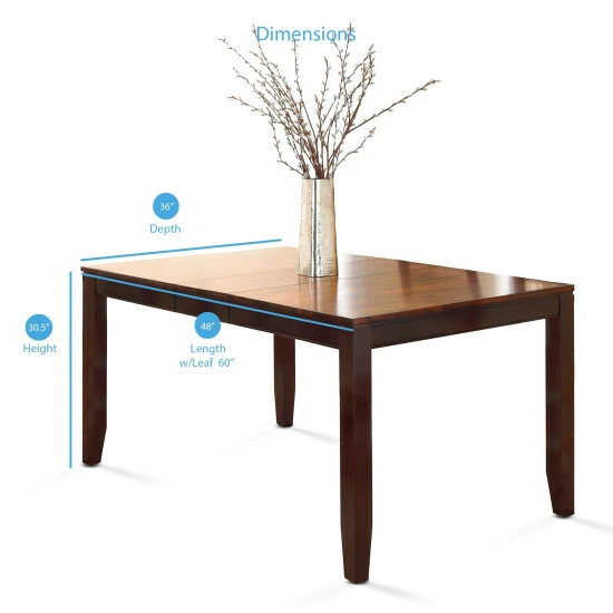 Wholesale βοΈ Copper Grove Jeanette Acacia 5-foot Solid Wood Dining Table - Brown π - Image 4