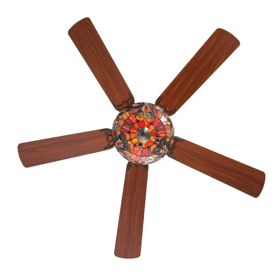 Buy 𧨠Copper Grove Guasipati 52-inch Tiffany-style Magna Carta Ceiling Fan - 52"L X 52"W X 16.5 π - Image 8