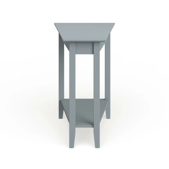 Promo π Copper Grove Aubrieta Wedge End Table White 𧨠- Image 7