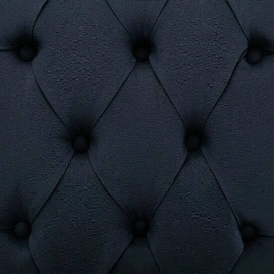 Promo 𧨠Copper Grove Coldspring Linen/Wooden Roll-top Tufted Dining Chair (Set Of 2) Grey β - Image 7