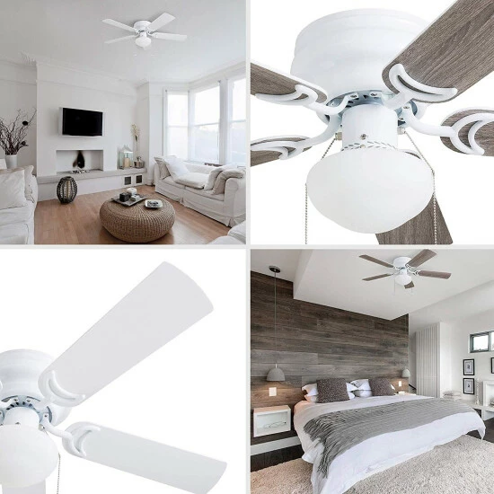 Flash Sale β Copper Grove Sulby 42-inch White LED Ceiling Fan π - Image 2