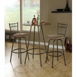 Best Pirce β Copper Grove Edmond Cappuccino Marble Metal Bar Table π