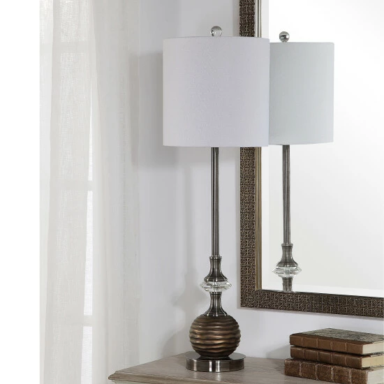 Best Sale ⨠Copper Grove Kraste Bronze Table Lamp 𧨠- Image 5