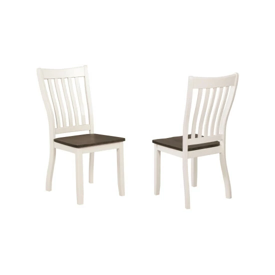Top 10 β Copper Grove Bellevue Espresso And Antique White Dining Chairs With Wood Seat (Set Of 2) π - Image 2