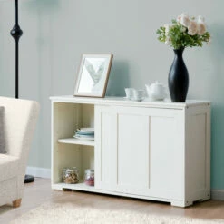 Wholesale π Copper Grove Okhangaron Wooden Storage Cabinet With Sliding Doors Brown βοΈ