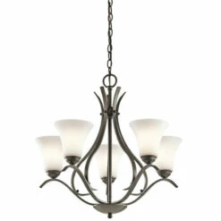 Discount ✔️ Copper Grove Braeview 5-light LED Olde Bronze Chandelier ✔️