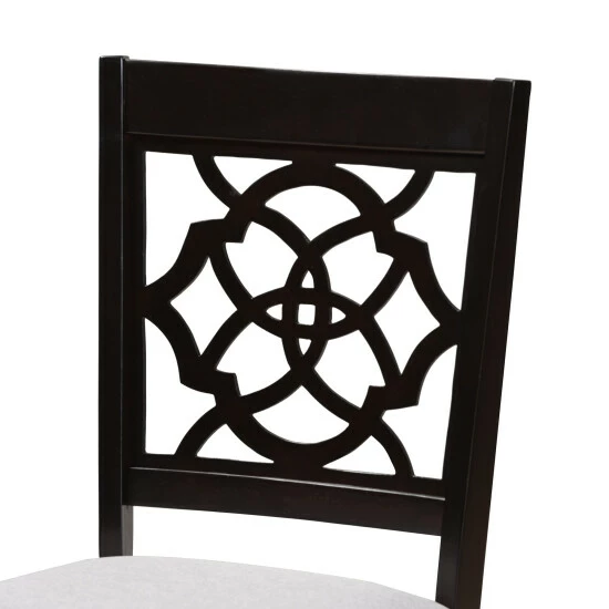 Budget π€© Copper Grove Ibb Modern Fabric 5-piece Dining Set Grey And Espresso π - Image 6