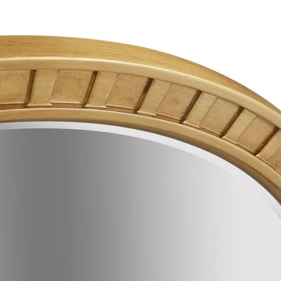 Best Sale π Copper Grove Gwembe Round Wall Mirror With Goldtone Finish - 31.5"L X 1"W 1/8"H β - Image 6