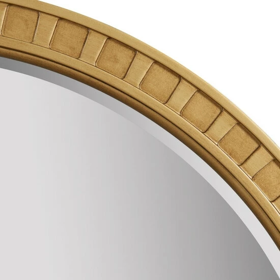 Best Sale π Copper Grove Gwembe Round Wall Mirror With Goldtone Finish - 31.5"L X 1"W 1/8"H β - Image 7