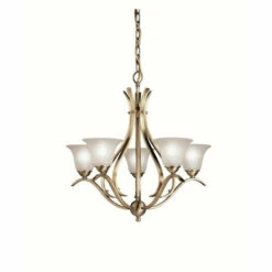 Hot Sale 🌟 Copper Grove Rocklea 5-light Antique Brass Chandelier 🧨