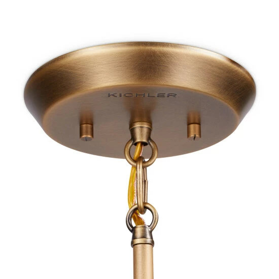 Promo π Copper Grove Dvemogili 10-light Natural Brass Sputnik Chandelier π - Image 6