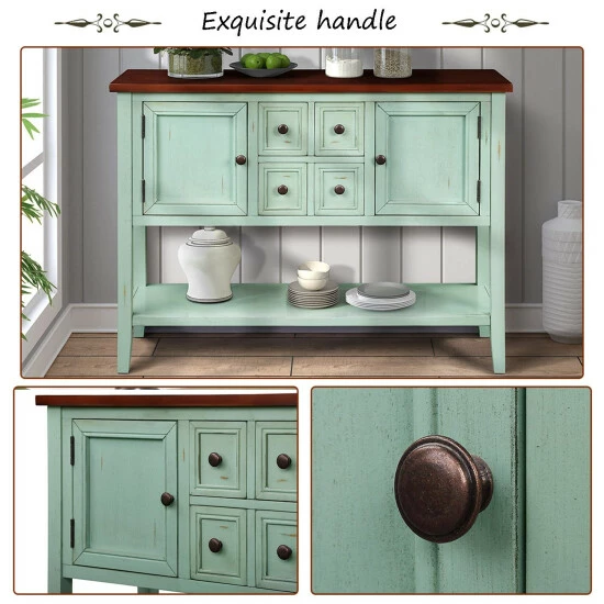 Deals β Copper Grove Polten Console Table Light Navy β¨ - Image 4