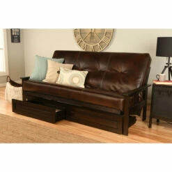 Best deal 💯 Copper Grove Cloud Queen Storage Futon With Espresso Finish Saddle 💯