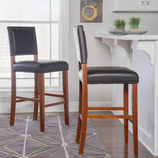 Brand new βοΈ Copper Grove Durlesti 30-inch Black Bar Stool π