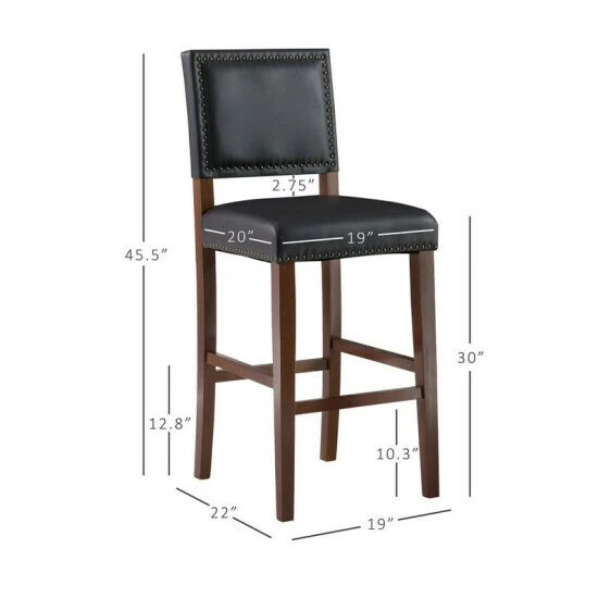 Brand new βοΈ Copper Grove Durlesti 30-inch Black Bar Stool π - Image 2