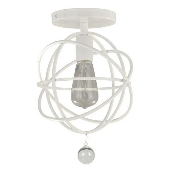 Budget β Copper Grove Poltava 1-light White Pendant Semi-flush Mount β - Image 2