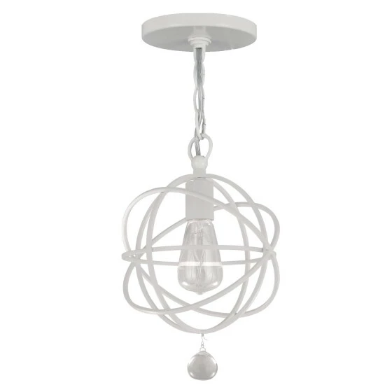 Budget β Copper Grove Poltava 1-light White Pendant Semi-flush Mount β - Image 4