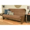 Outlet 💯 Copper Grove Kostandovo Futon In Rustic Walnut With Mattress Marmont Thunder 👏
