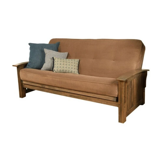 Outlet π― Copper Grove Kostandovo Futon In Rustic Walnut With Mattress Marmont Thunder π - Image 3