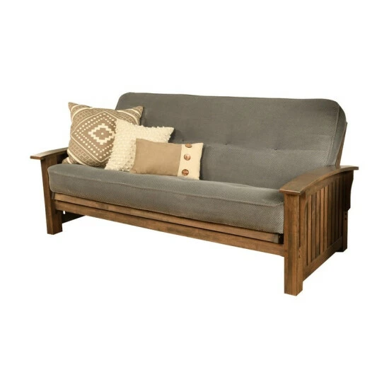 Outlet π― Copper Grove Kostandovo Futon In Rustic Walnut With Mattress Marmont Thunder π - Image 5