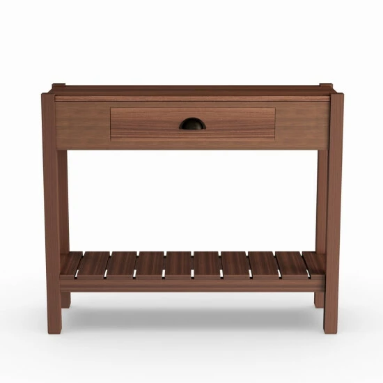 Buy π₯° Copper Grove Wood Slat Style Sofa Console Table β€οΈ - Image 3