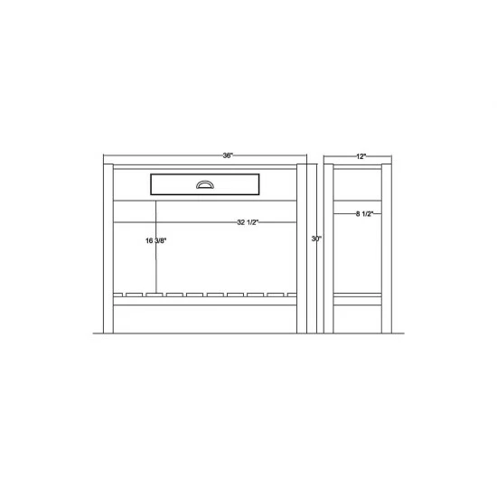 Buy π₯° Copper Grove Wood Slat Style Sofa Console Table β€οΈ - Image 5