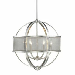 Hot Sale 😉 Copper Grove Adrian Pewter 6-light Round Chandelier 🎉