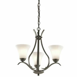 Cheap 🥰 Copper Grove Braeview 3-light Olde Bronze LED Chandelier 😍