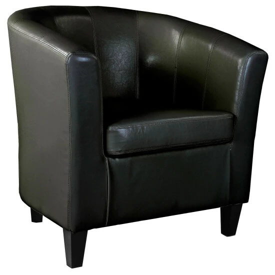 Cheapest π Copper Grove Arisaig Leather Tub Chair White π