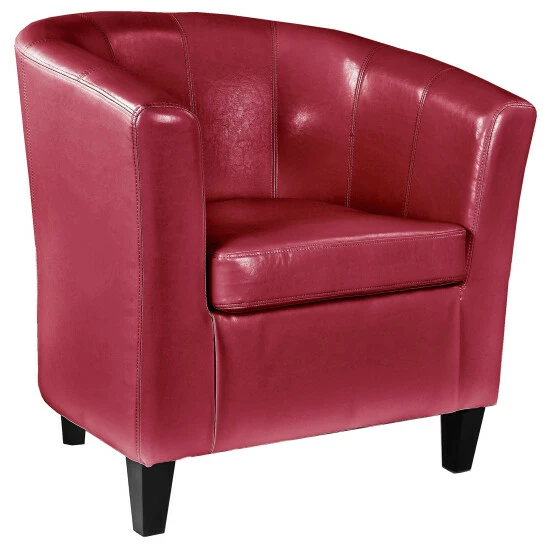 Cheapest π Copper Grove Arisaig Leather Tub Chair White π - Image 3