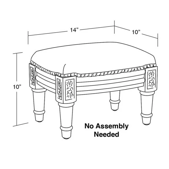 Deals β Copper Grove Castletown Chartreuse Upholstered Wood Footstool With Bird Accents π₯° - Image 3