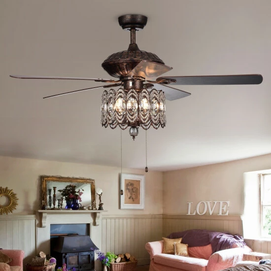 Cheapest π₯ Copper Grove Dejes 52-inch Rustic Bronze Chandelier Ceiling Fan π