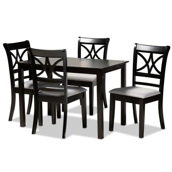 New π Copper Grove Aileur 5-piece Dining Set Grey β€οΈ - Image 3