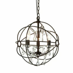 Best deal 😀 Copper Grove Erseke 3-light Brown Mini Pendant ⭐