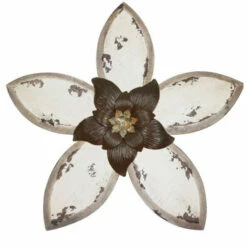 Deals 🎉 Copper Grove Delta Decor Antique Flower Wall Decor 😀