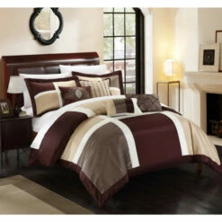 Best deal 🎉 Copper Grove Minesing Brown 11-piece Comforter Set ⌛