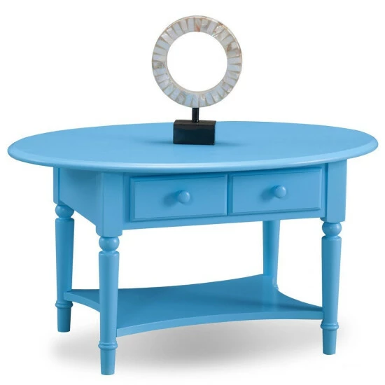 Best Sale βοΈ Copper Grove Churn Creek Oval Coffee Table With Shelf White β - Image 4