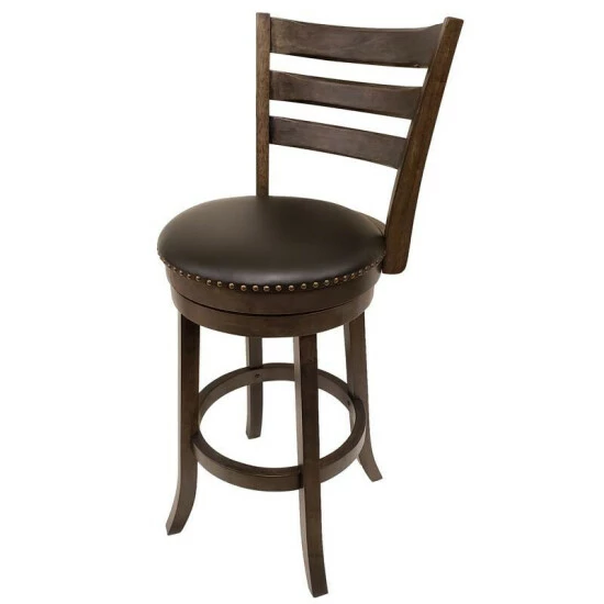 Wholesale π Copper Grove Aparan 24-inch Padded Grey Wood Swivel Stool π€©