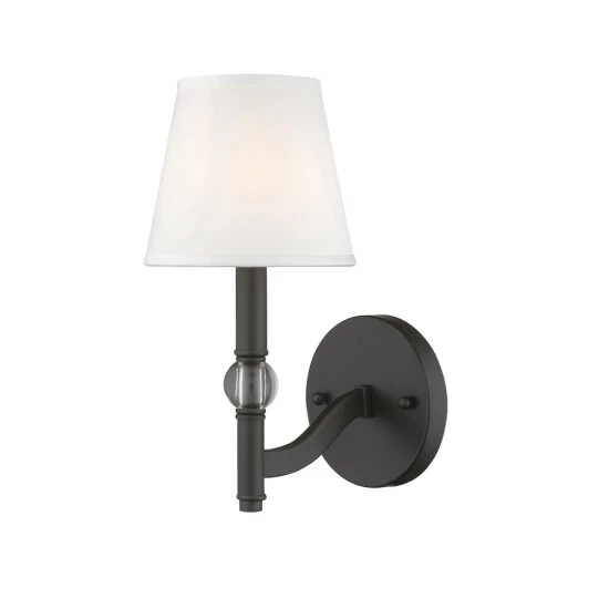 Wholesale β€οΈ Copper Grove Gavar 1-light Wall Sconce Pewter With White Shade π― - Image 6