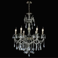 Coupon 😀 Copper Grove Leskovic 6-light Crystal Chandelier With Antique Brass Finish 🥰