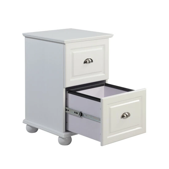 Promo π Copper Grove 2-drawer White Storage Cabinet - 18.11x18.11x28.5 β - Image 3
