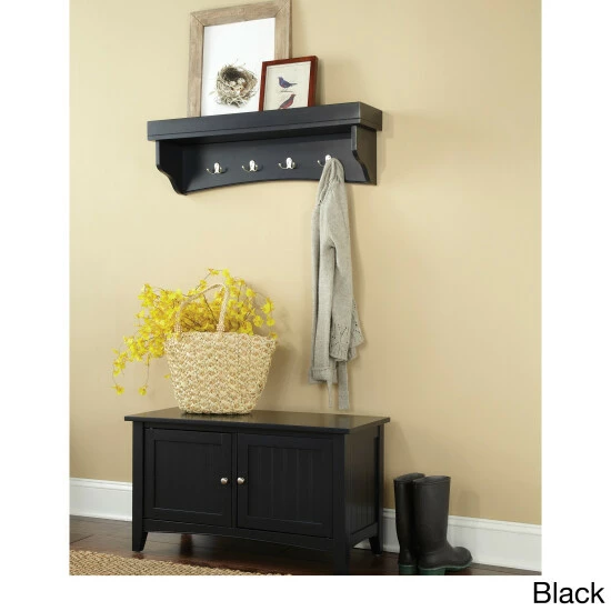 Promo π₯° Copper Grove Daintree Tray Shelf π§₯ Coat Hook And Storage Bench Set Chocolate π― - Image 2